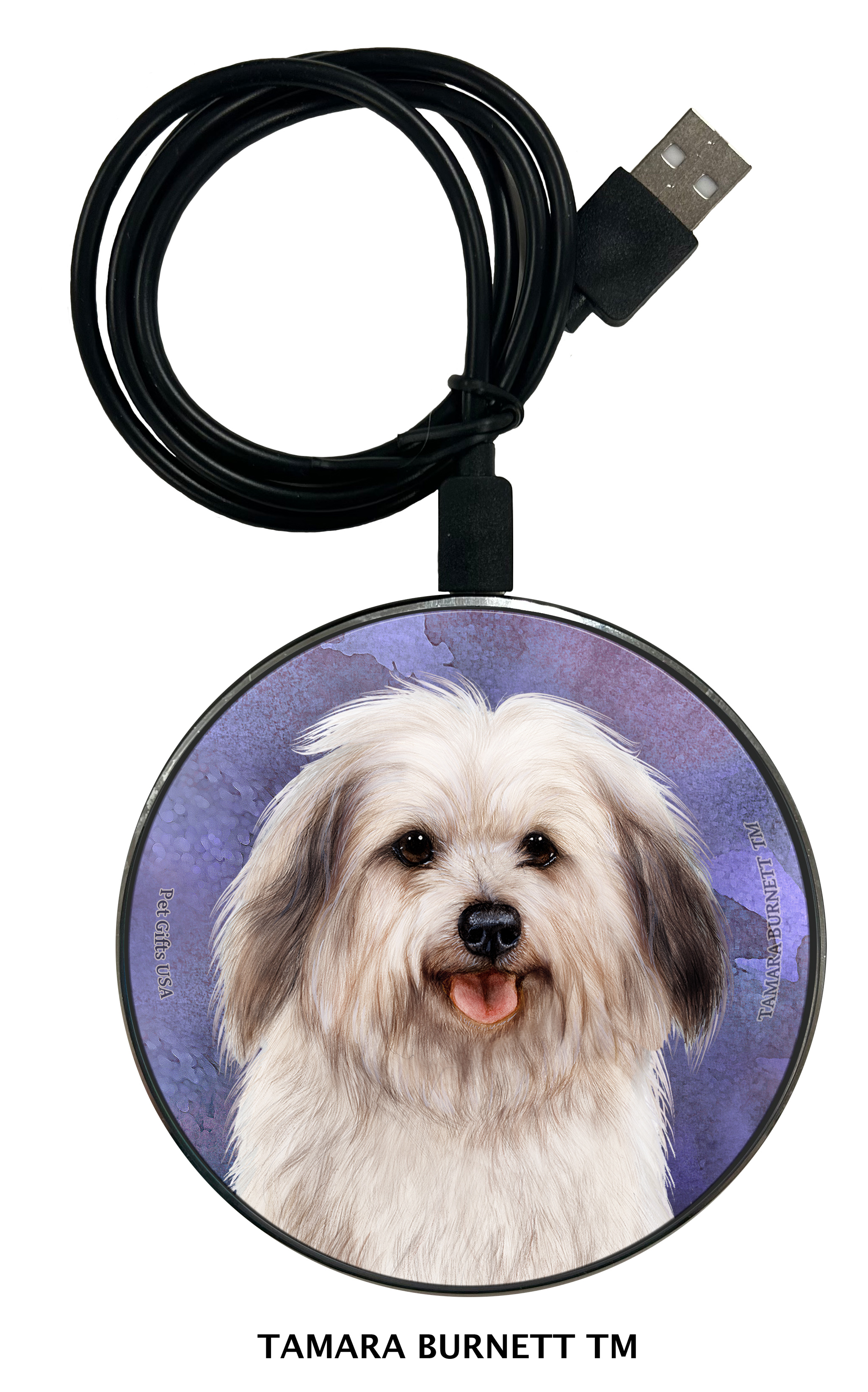Havanese Silver Sable - Zoomies Phone Charger image
